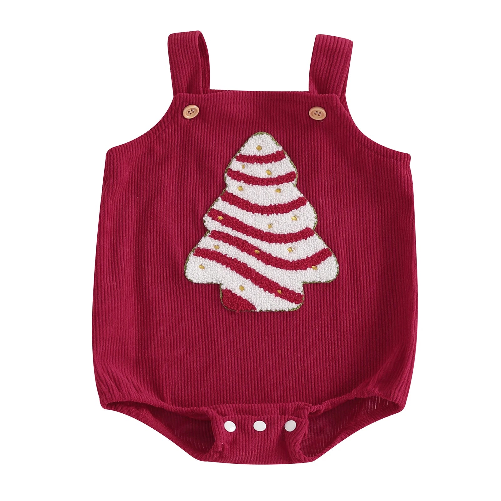 Tiny Reindeer Corduroy Holiday Jumpsuit
