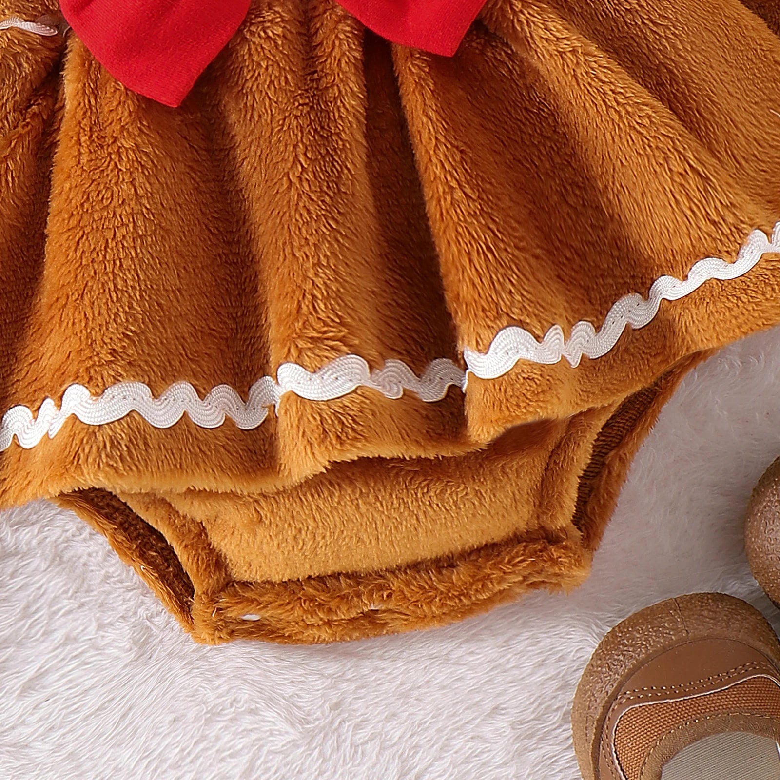 Cozy Winter Long-Sleeved Dress for Baby Girls
