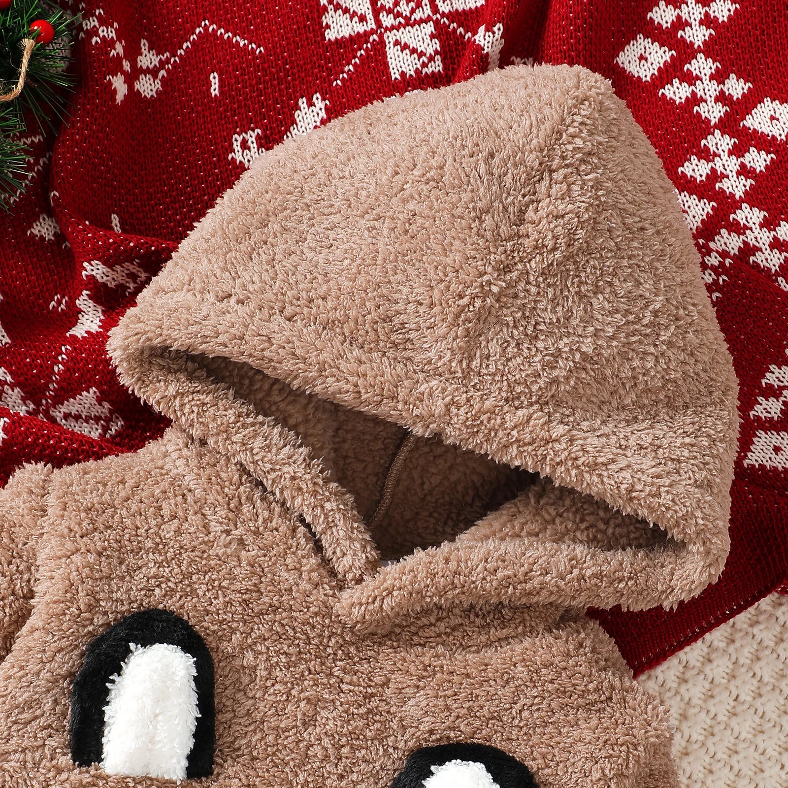 Baby Boy Rudolf Plush Winter Set