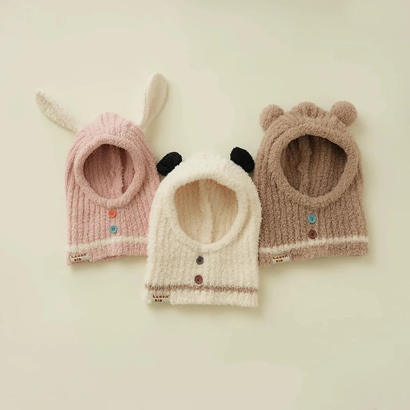 Winter Kids Cute Balaclava Hat