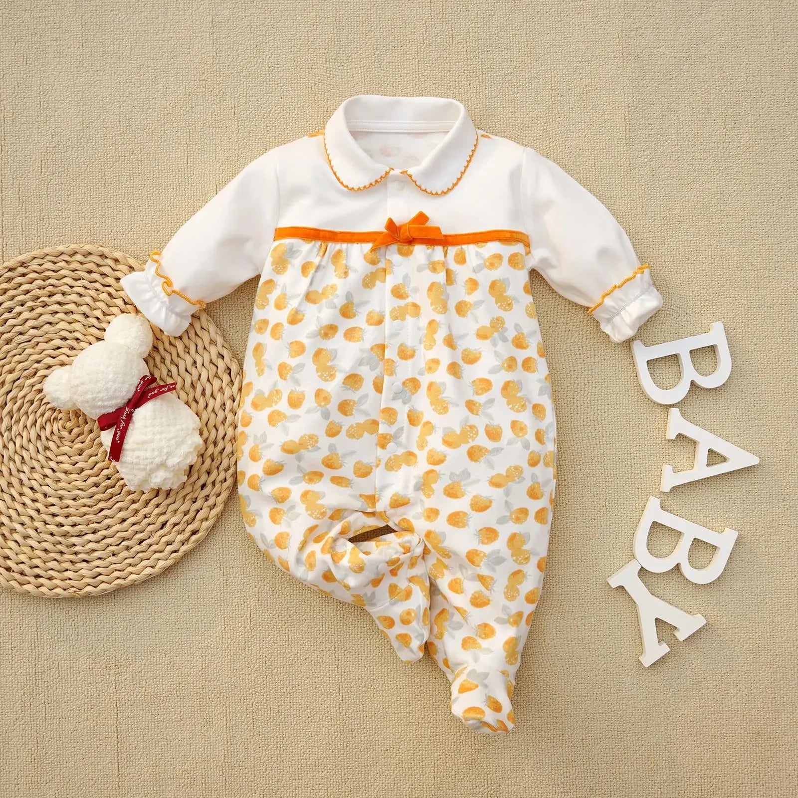 MOMSTAG New Born Baby Rompers 100% Cotton