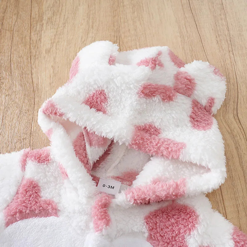 Baby Cartoon Winter Onesie 0–12M