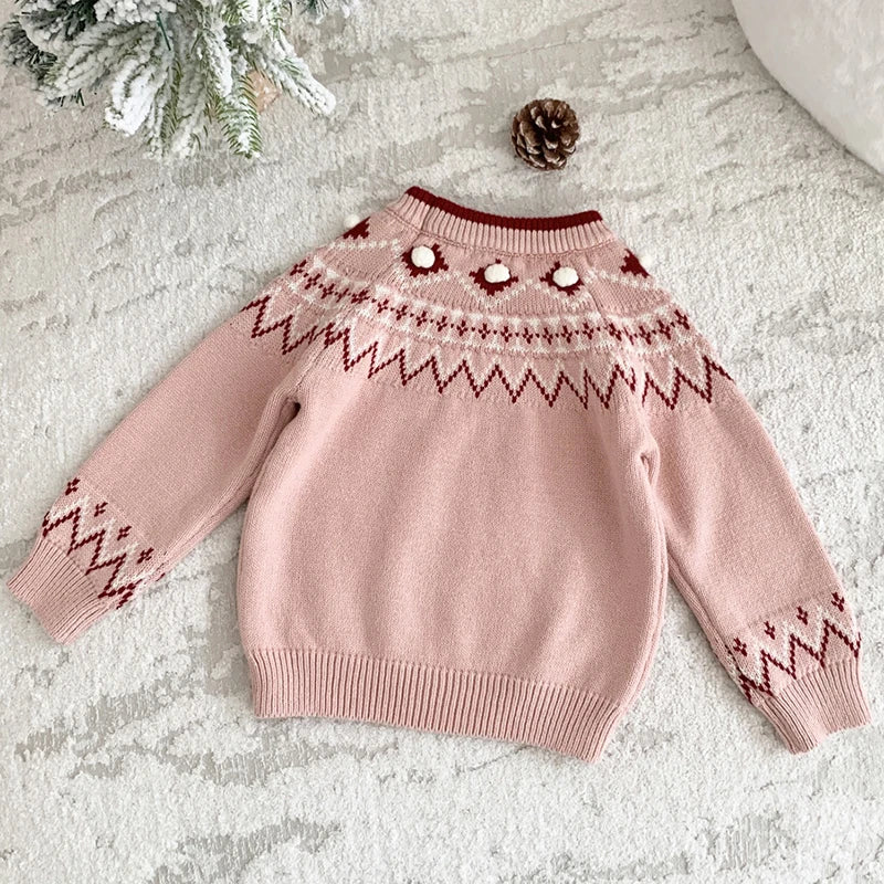 MOMSTAG Christmas Kids Boys Pullover Sweater