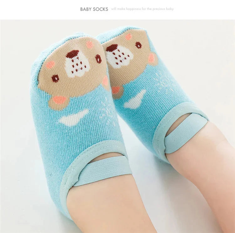 Non-Slip Soft Cotton Socks for baby boys and girls