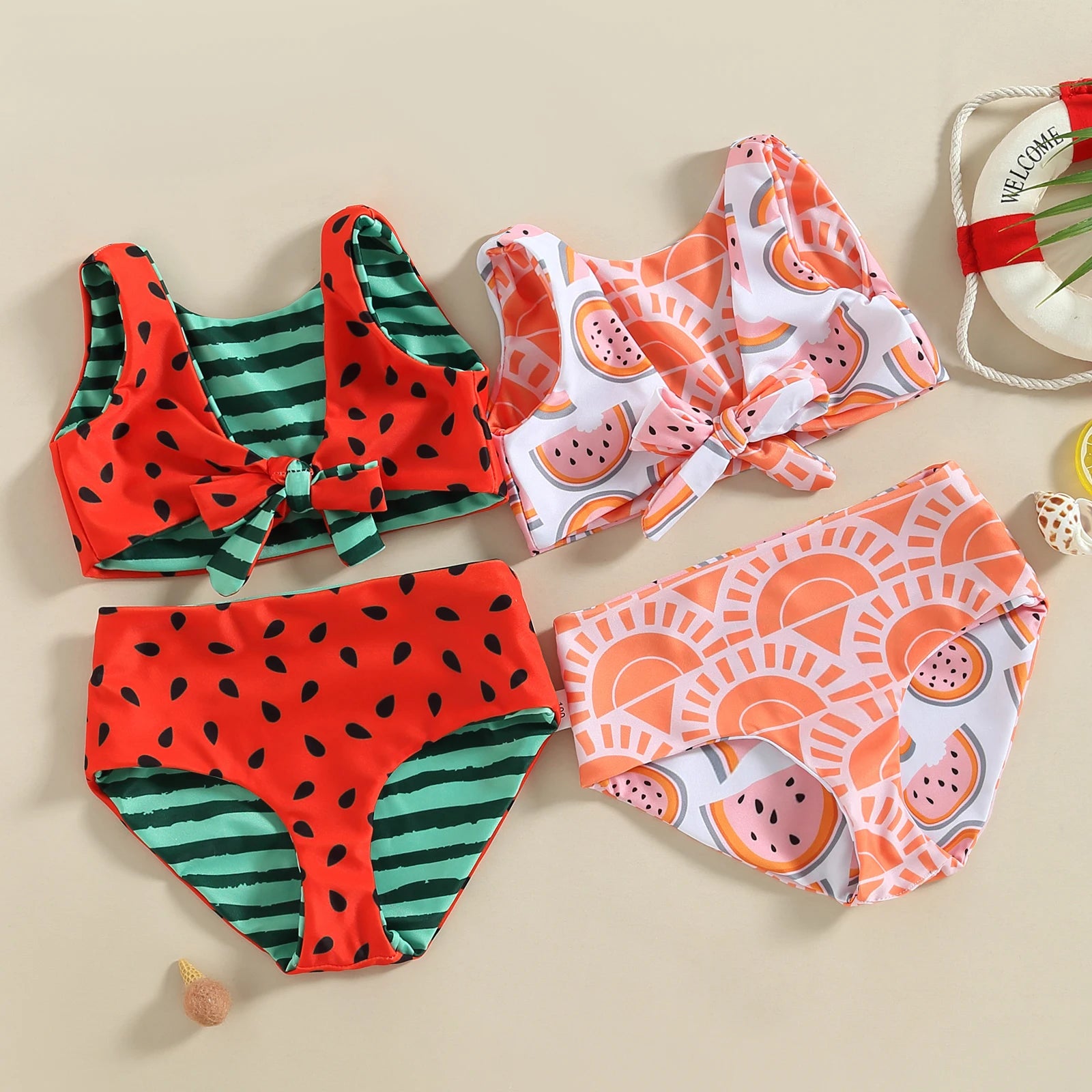 Swimwear Vest + Briefs for Girls