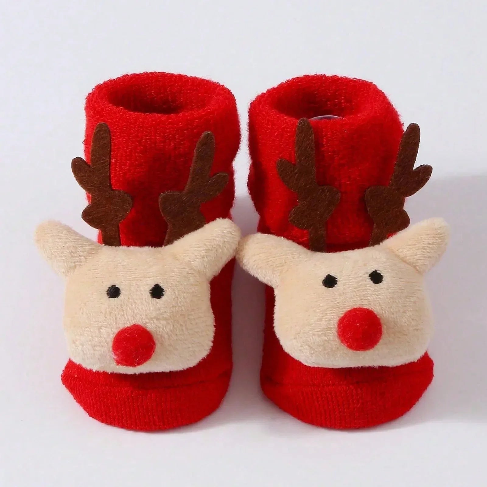 Knitted Santa Baby Cotton Socks