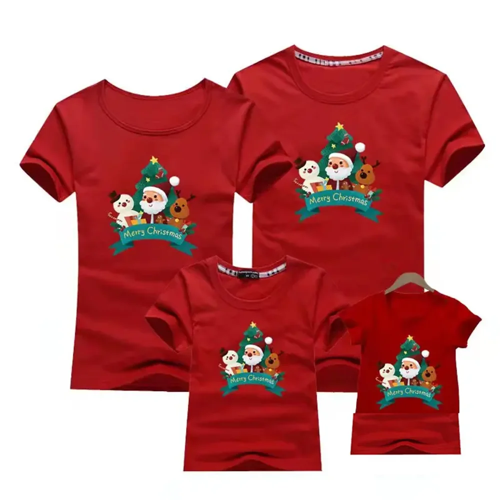 Christmas Matching Family T-Shirts Unisex Holiday Outfits