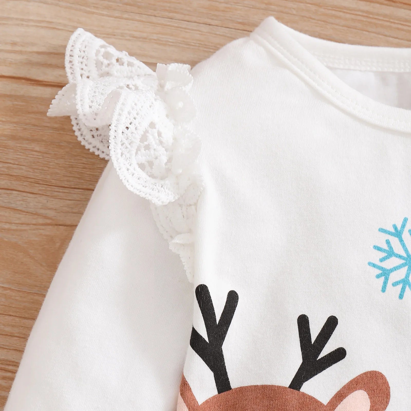 MOMSTAG Girls Christmas Outfits Bodysuit+Tulle