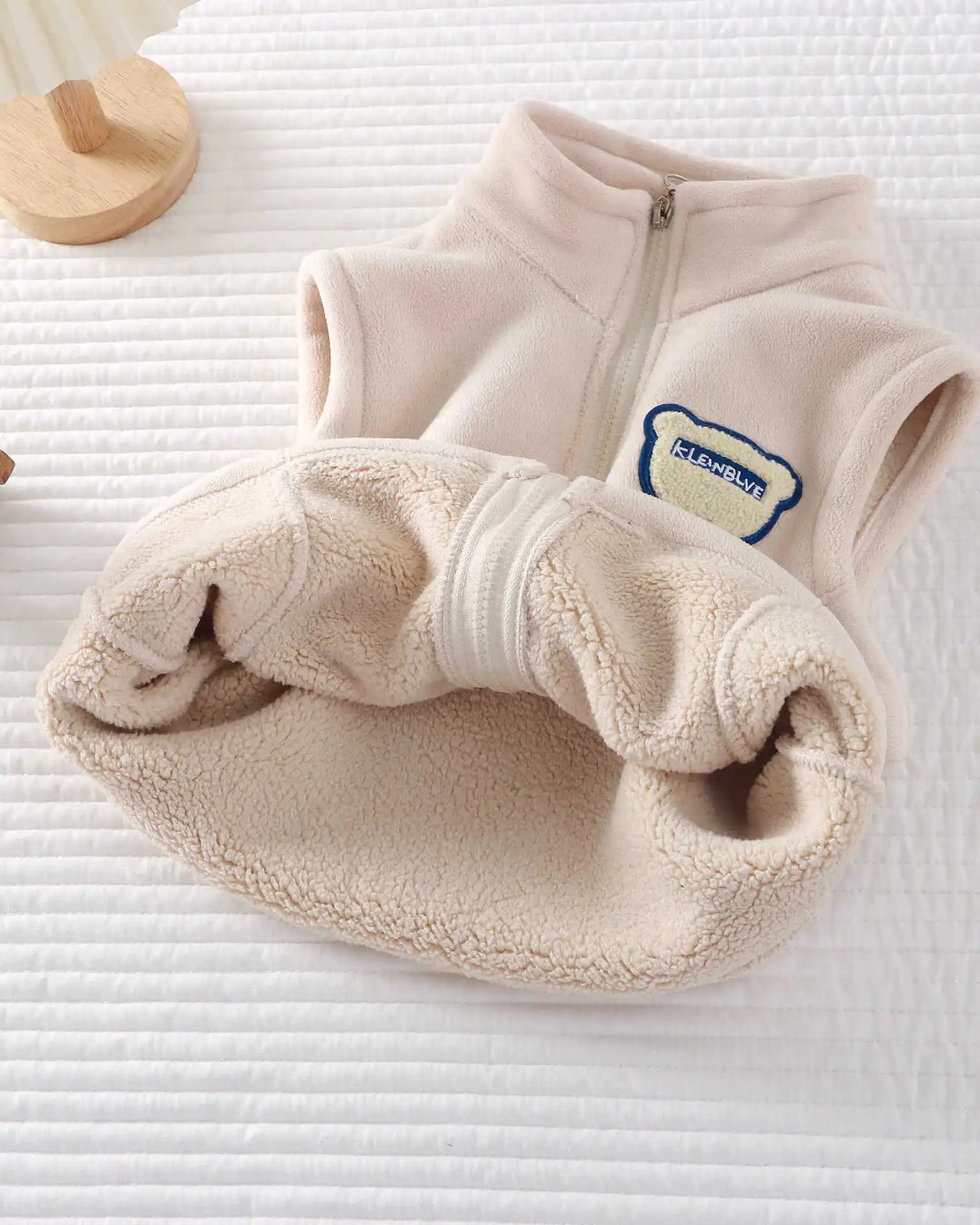 Kids Fleece Zipper Vest Coat