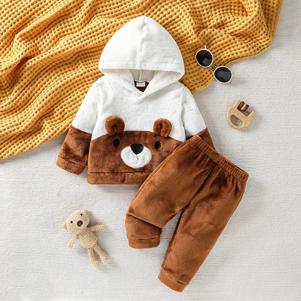 Plush Baby 2PC Hoodie Set 3-24M