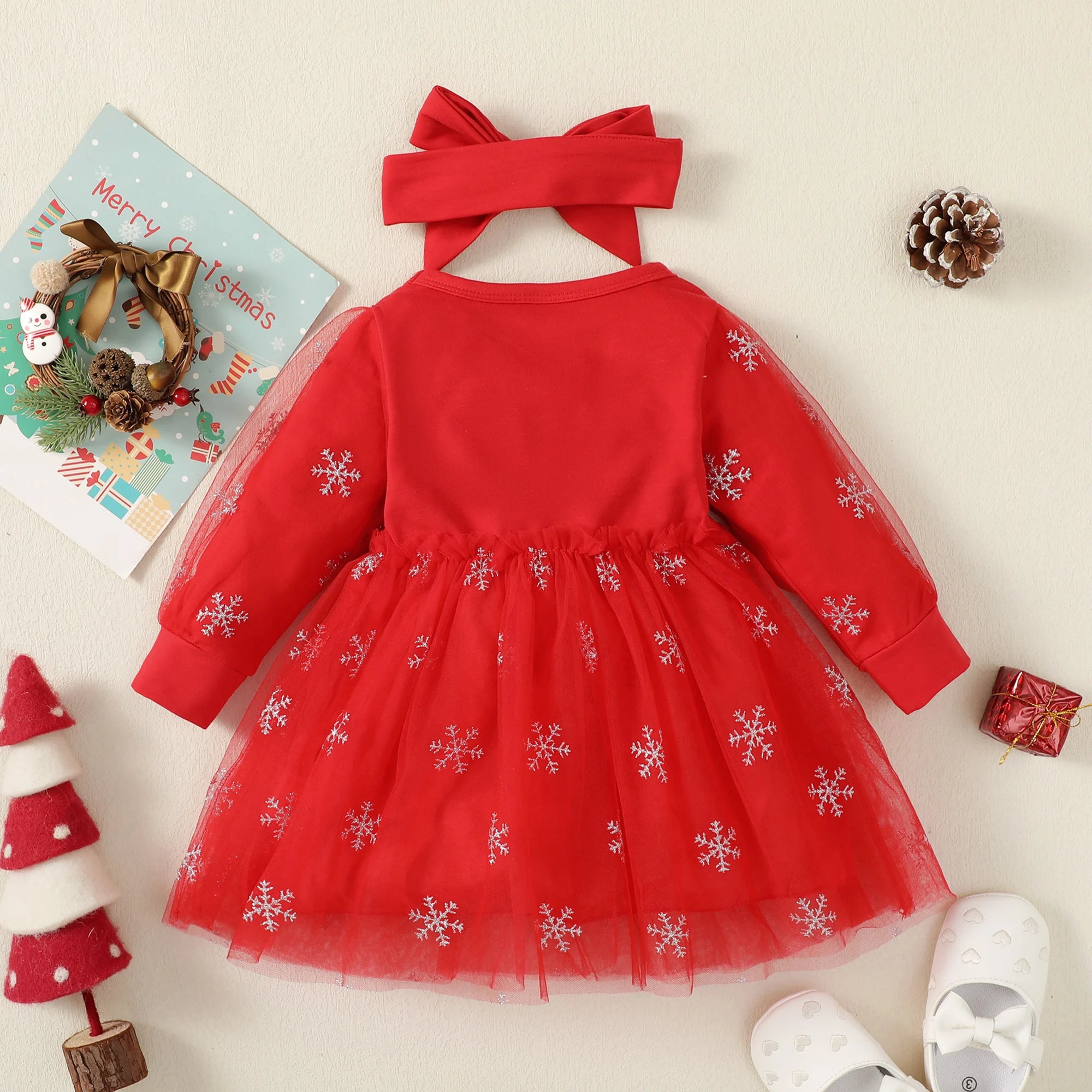 MOMSTAG 0-24 Months Baby girl Christmas Fashion Dress