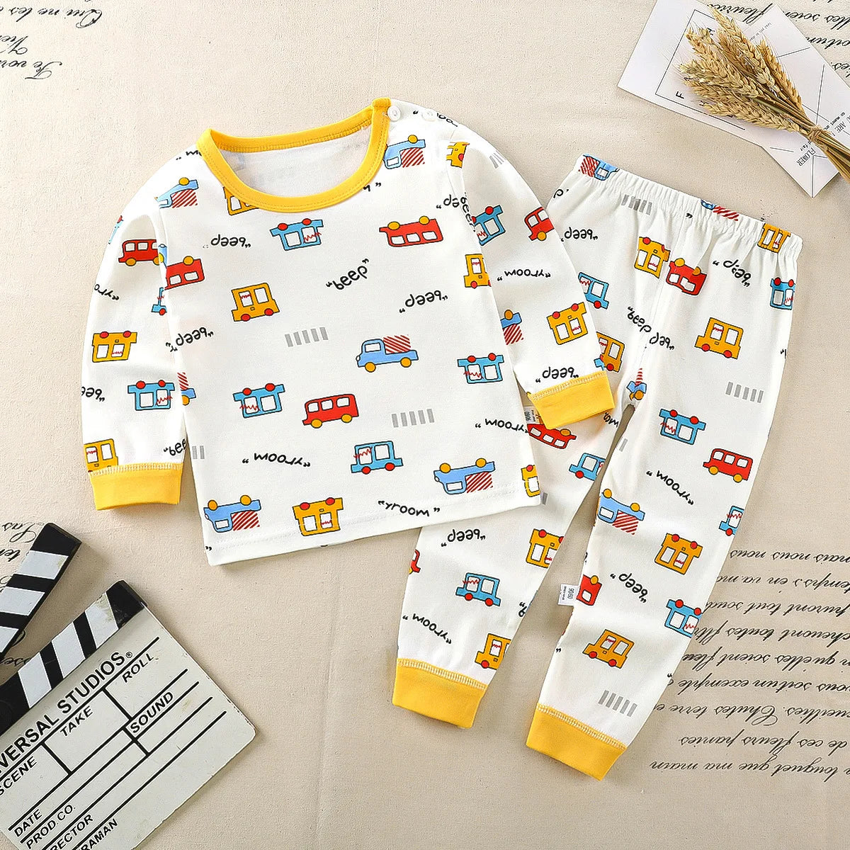 Cars Cartoon Cute Kids Pajama Set for Boys