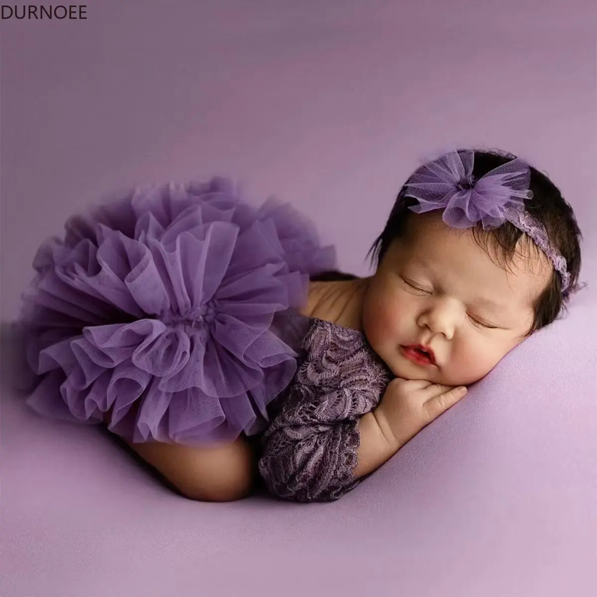 Newborn Tutu Dress - Lace Princess Romper - Photography Props