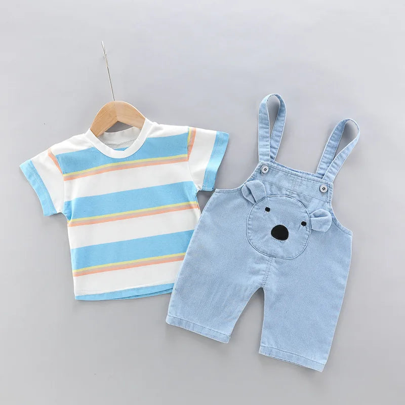 Denim Clothes Sets for baby boys