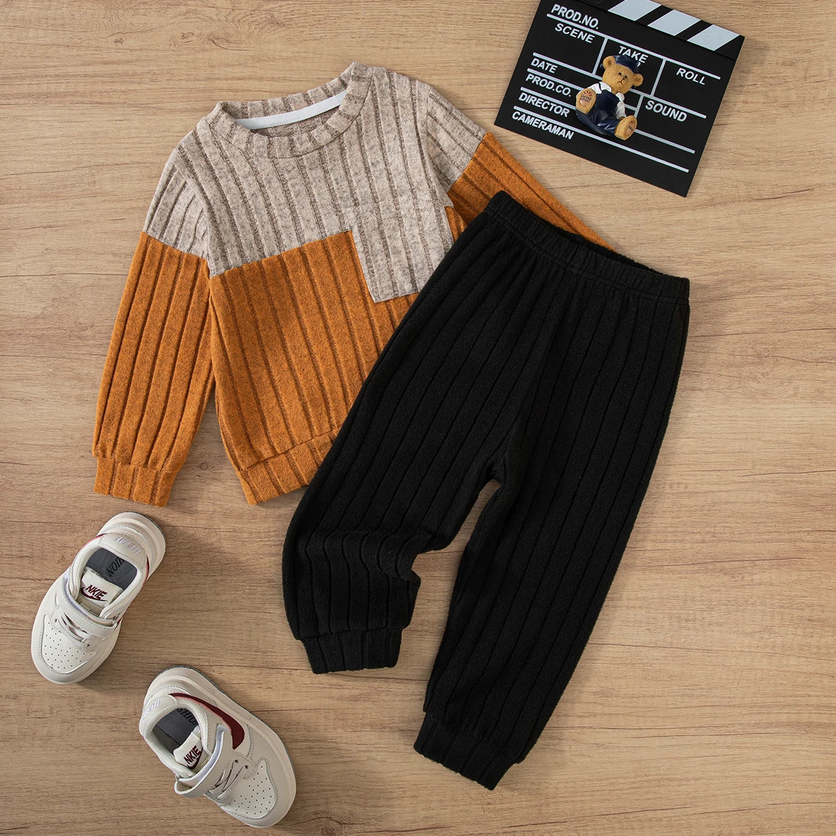 Boys Winter Knit Sweater Pants Set