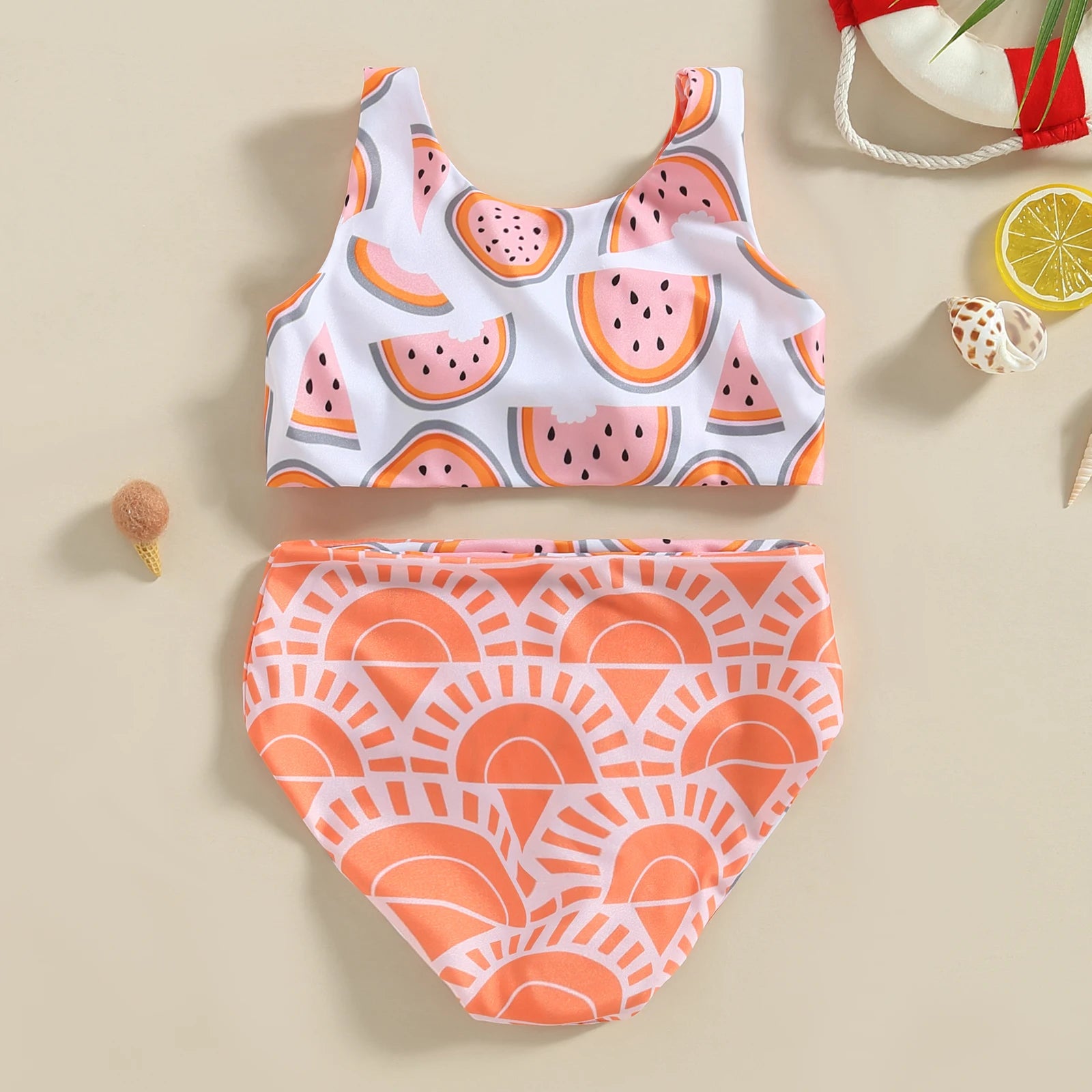 Swimwear Vest + Briefs for Girls