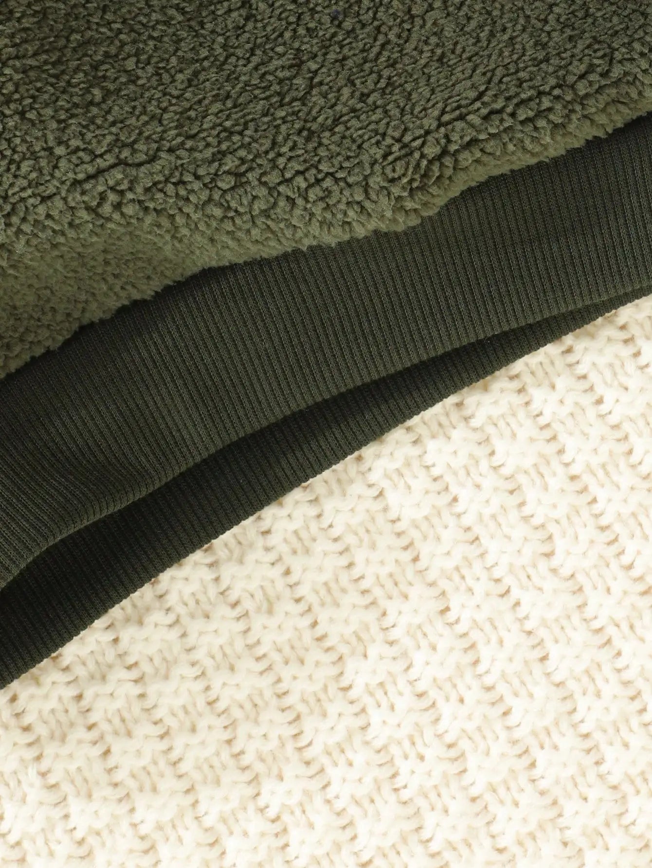 Baby Boys  Military Green Winter Sweatshirt