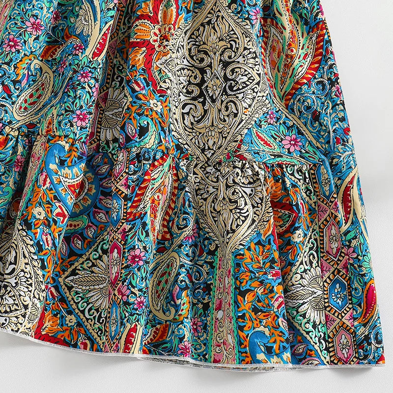 Floral Print Summer Dress for Girls