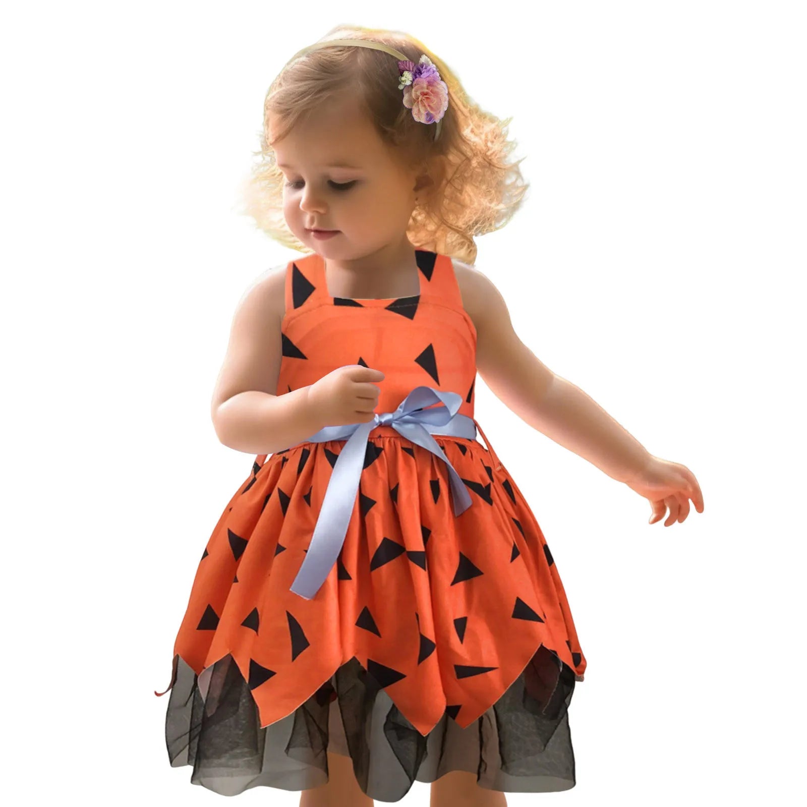 Toddler Kids Halloween Sleeveless Dress