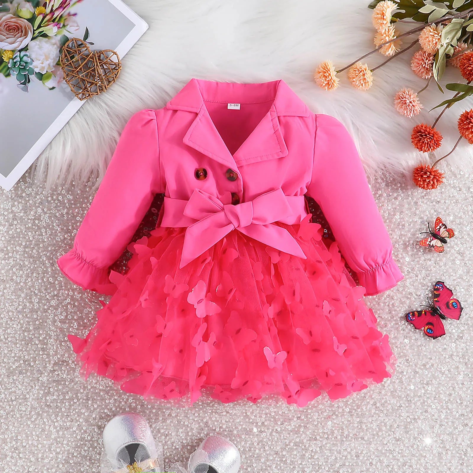 MOMSTAG Christmas Little Princess Baby Girl Dress