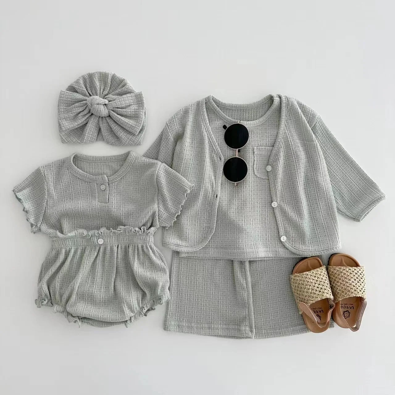 Short Sleeve Clothes Set for Baby Girl