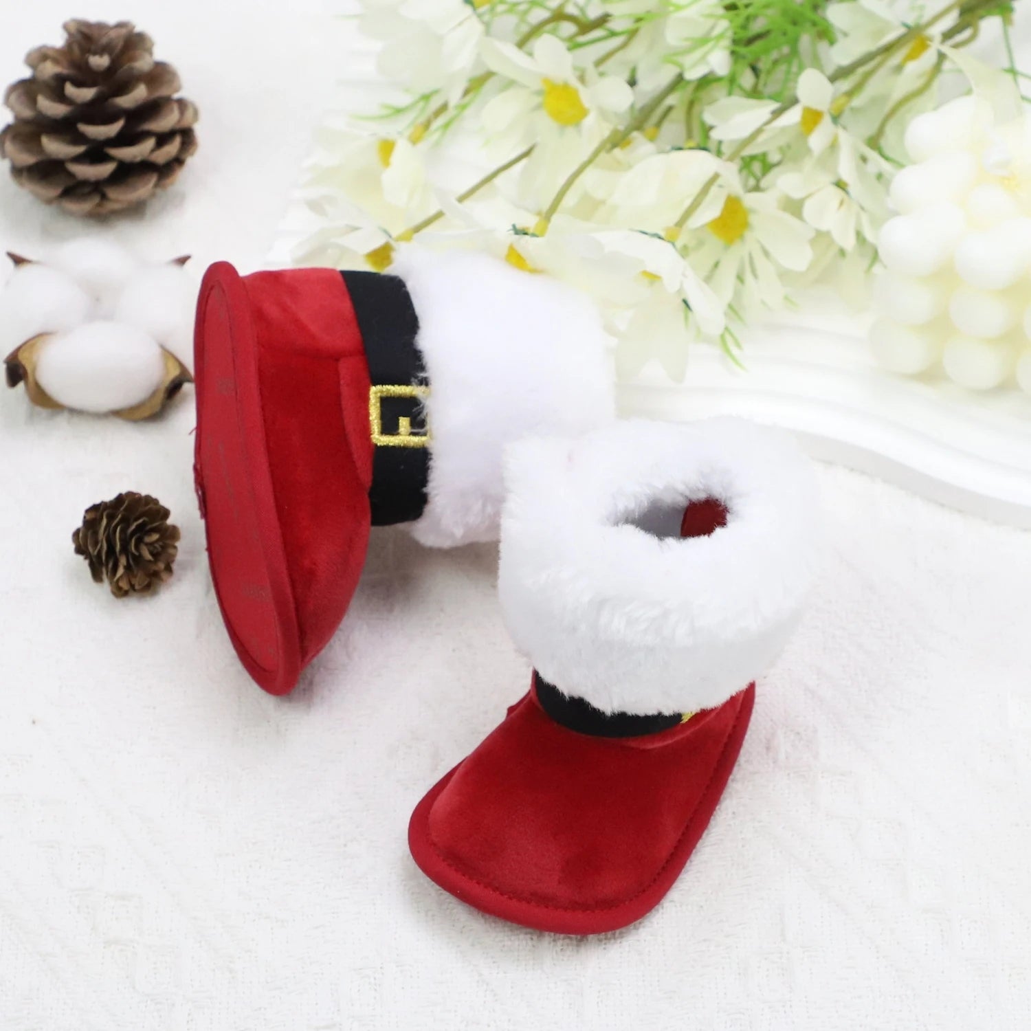 Baby Cute Christmas Snow Plush Boots