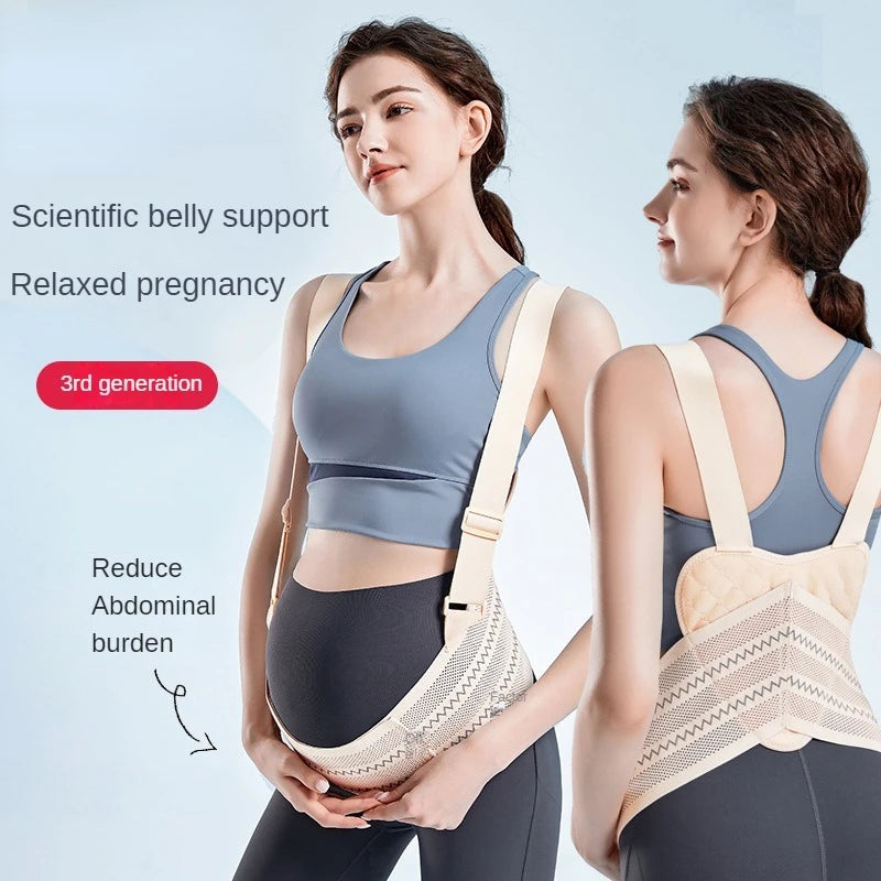 MOMSTAG Maternity Double Support Back/Pelvic Pain Relief Belt