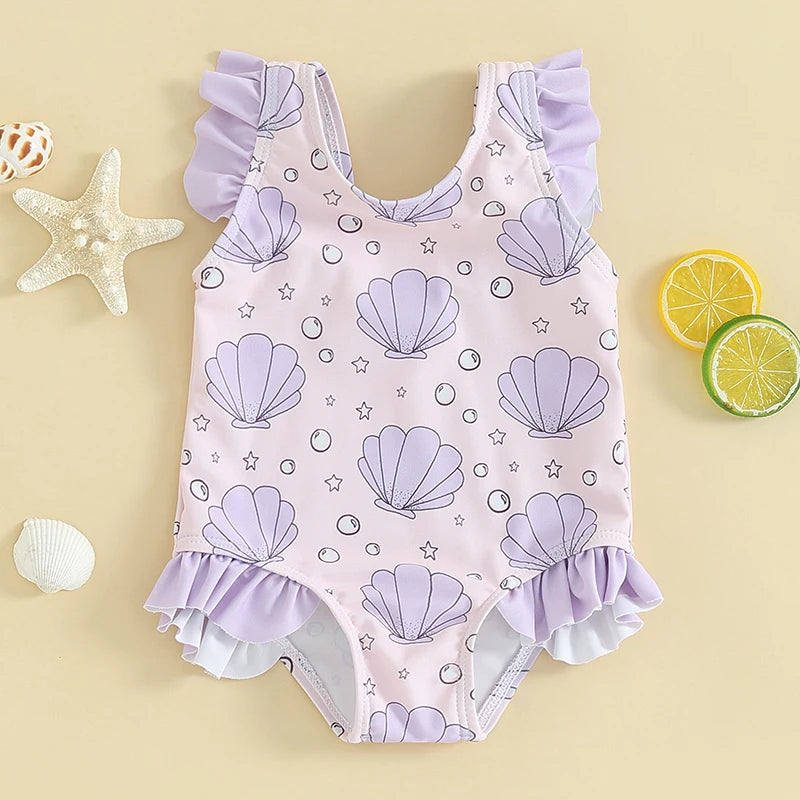 Infant / Toddler Baby Girl Swimsuit Sleeveless / Summer Beach Wear