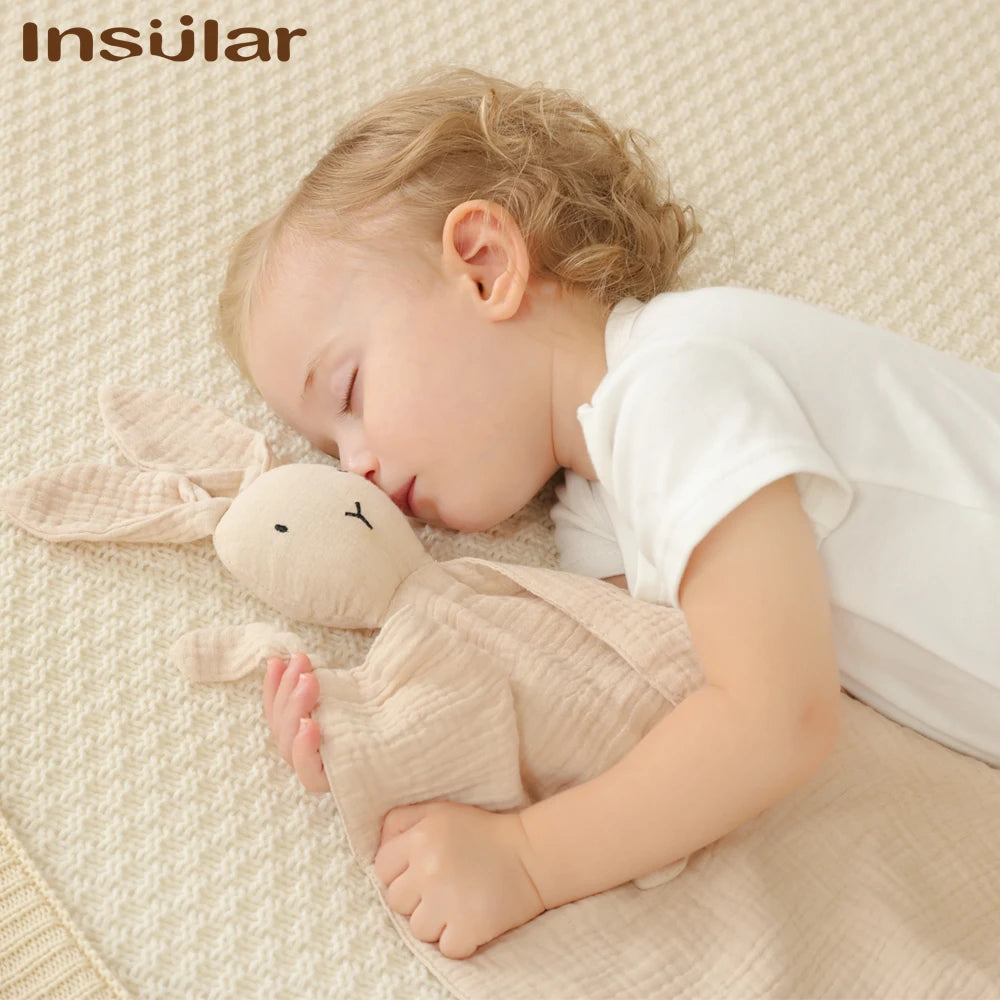 Muslin Baby Comforter – Soft Cotton Soothe Blanket & Sleep Toy