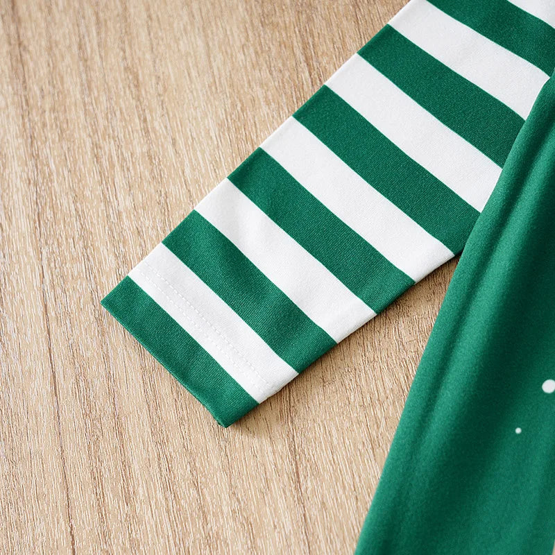 Baby Christmas Cartoon Long Sleeve Onesie