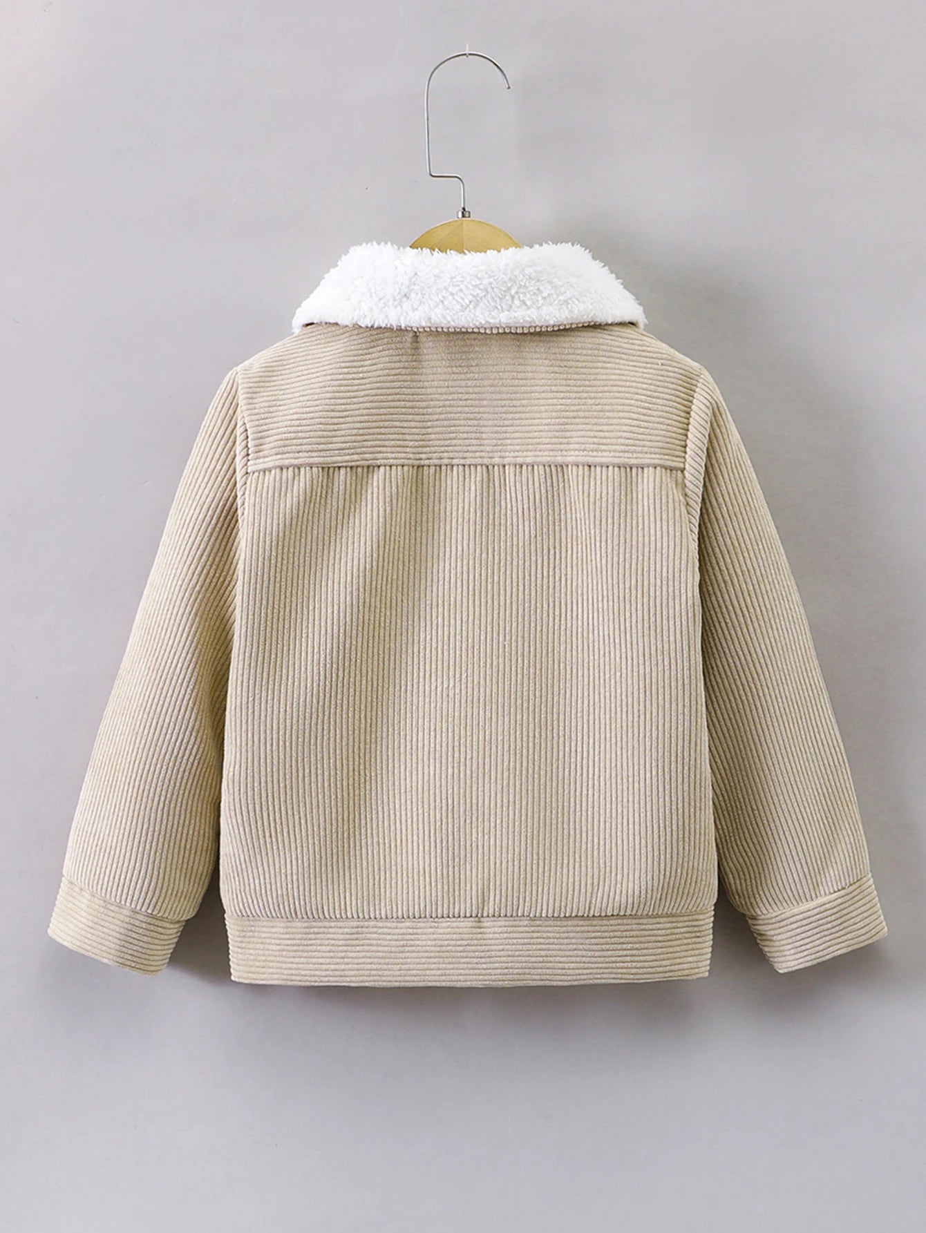 MOMSTAG Boys' Corduroy Fleece Zipper Jacket