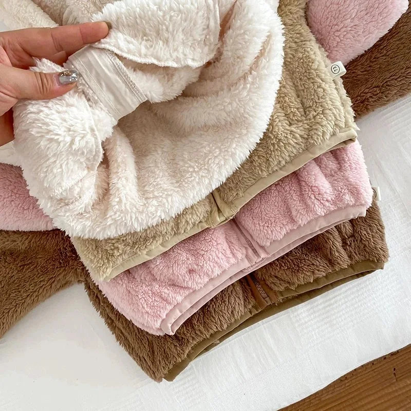 Bunny Plush Hooded Jacket