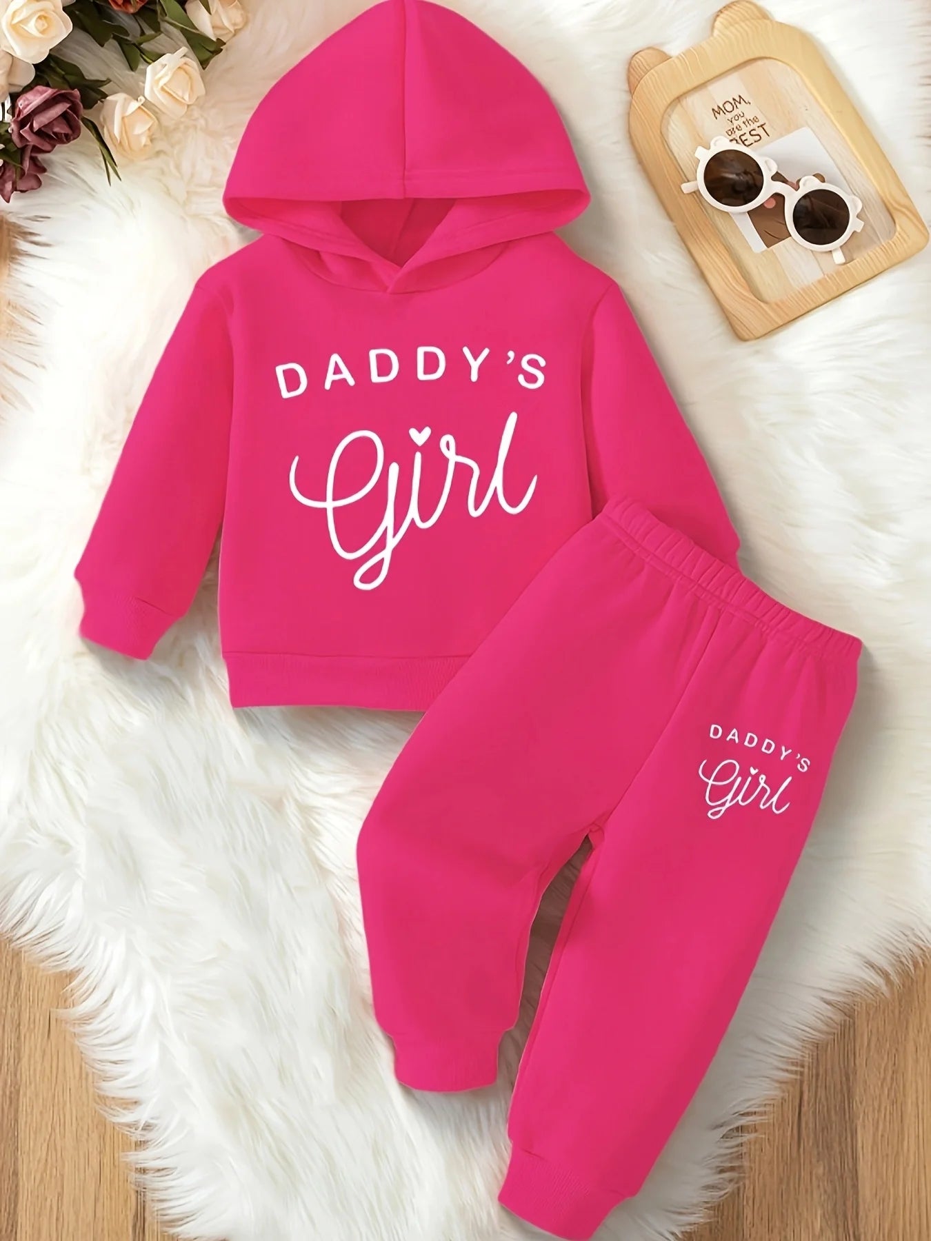 Baby Girl “Daddy’s Girl” Hoodie Set
