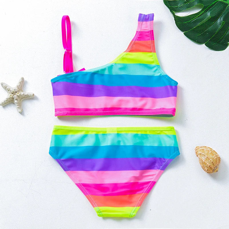 Girls Swimsuit Summer Beachwear - Two-pieces Suits