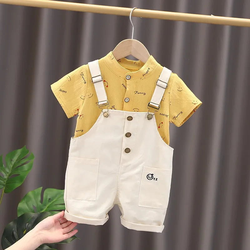 Cute Smile Baby Boy Set