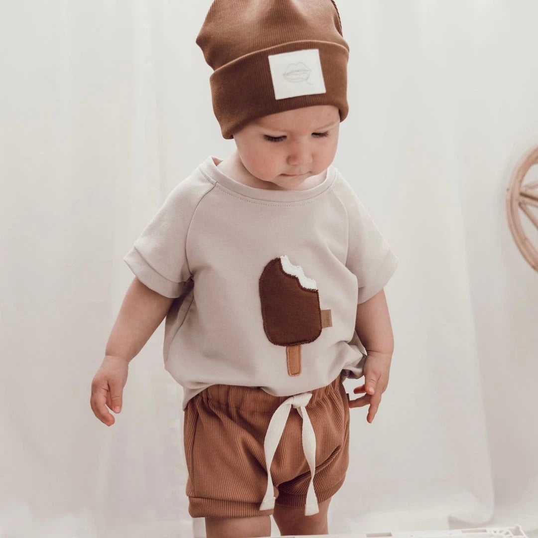 Short Sleeve Cotton T Shirt and shorts for baby boys