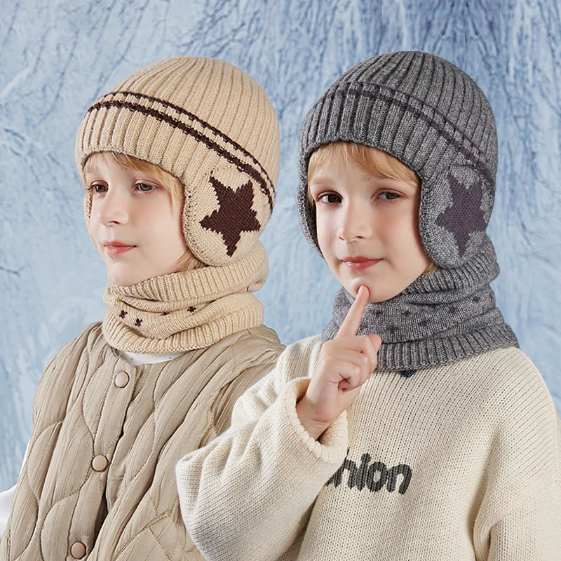 Kids Winter Hat & Scarf Set 3–12Y