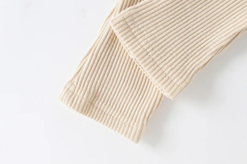 Seamless Soft Cotton Knit Pants for baby boys and girls