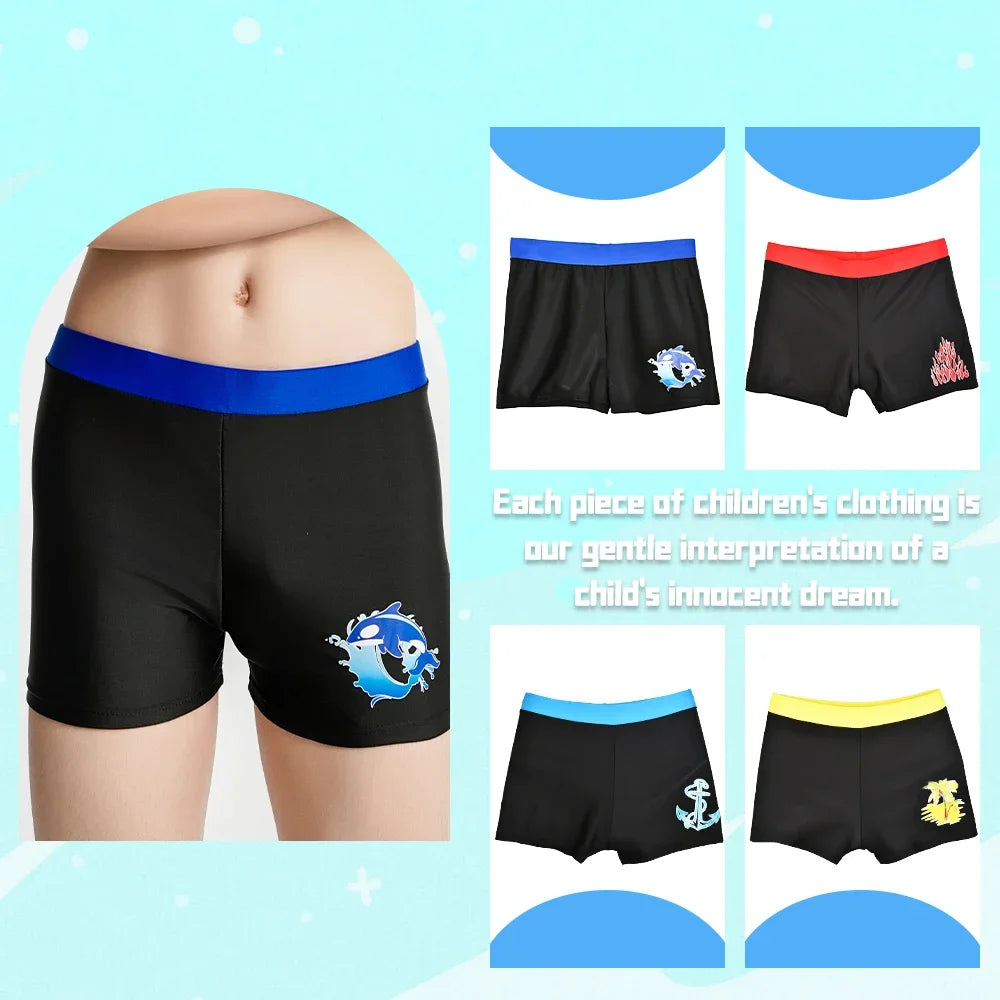 Quick-Dry Beach Shorts for Kids