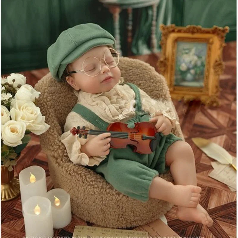 Newborn Retro Gentlemen Outfit - Photography Props