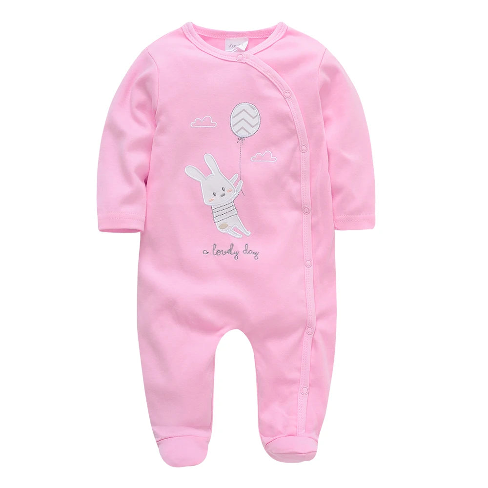 Cotton Long Sleeve Pajamas for babies